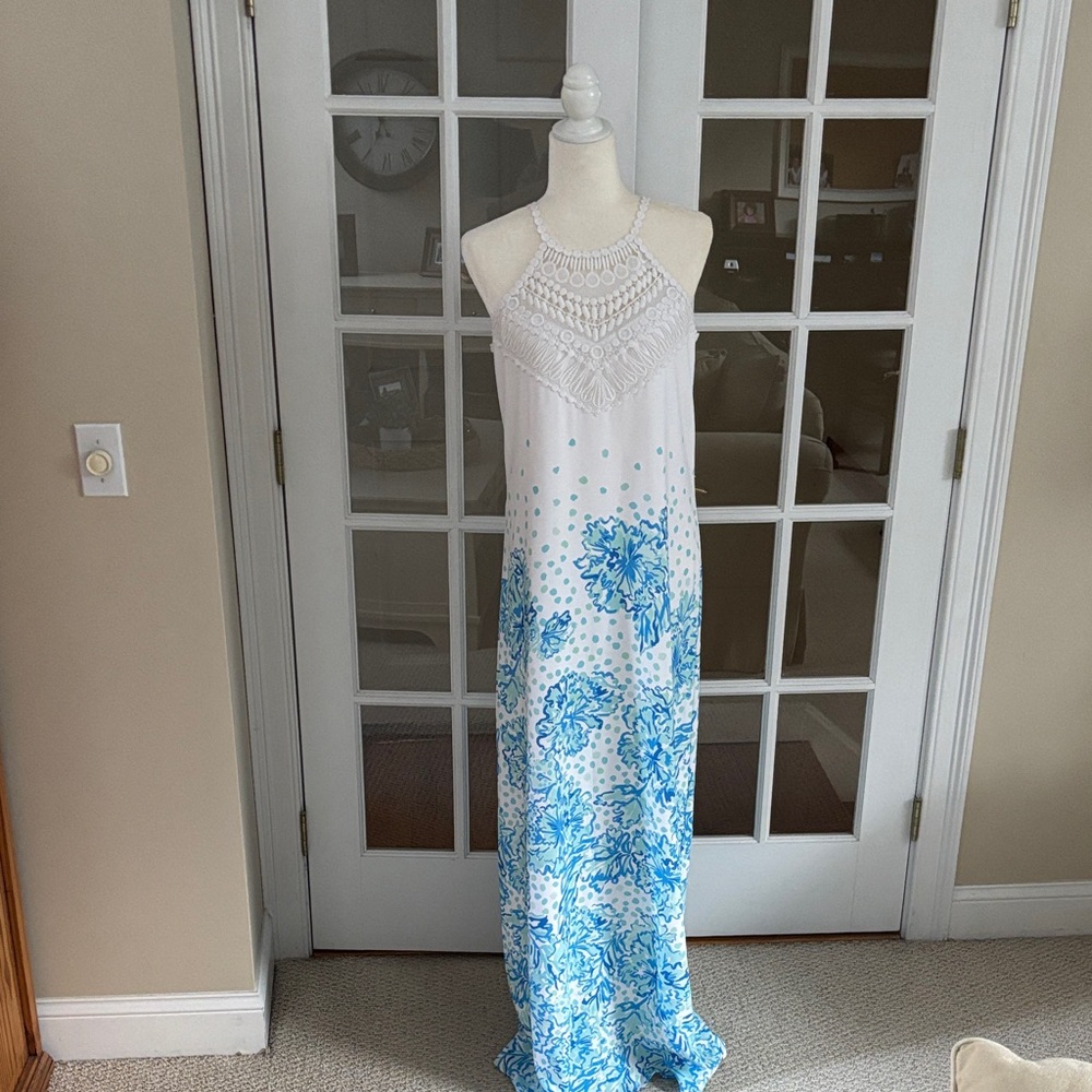 Lilly Pulitzer Pearl Soft Maxi Dress NWT